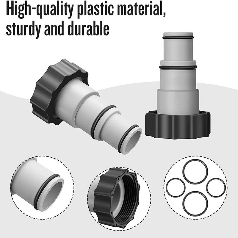 1PC zamjenski adapter za crijevo AW/ogrlica za navojne spojne pumpe za klipni ventil Odvod bazena Intex Fit ARU