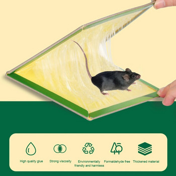 1-5PCS Mouse Board Sticky Rat Glue Mouse Trap Glue Board Mice Catcher Trap Нетоксичен контрол на вредителите Отхвърляне на мишки убиец Капани за плъхове