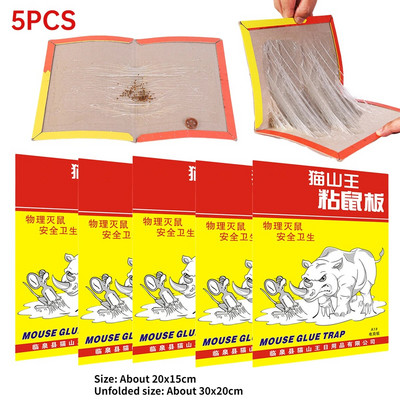 1–5 vnt. pelės lenta Lipni žiurkių klijai Pelių gaudyklė klijai lenta pelių gaudyklė, netoksiška kenkėjų kontrolė, atmesti pelės žudikų žiurkių spąstai