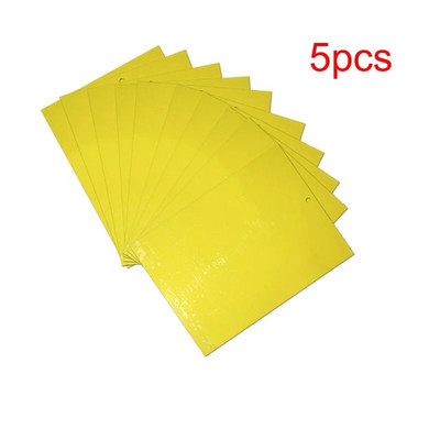 5/10/20/50 vnt Geltona šiltnamio efektą sukelianti lipni spąstai vabzdžiai Lipni lenta Daugybė skraidančių vabzdžių gaudymo kontrolės lipdukas dvipusis