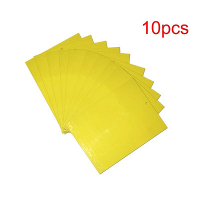 5/10/20/50 vnt Geltona šiltnamio efektą sukelianti lipni spąstai vabzdžiai Lipni lenta Daugybė skraidančių vabzdžių gaudymo kontrolės lipdukas dvipusis