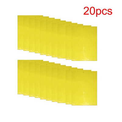 5/10/20/50 vnt Geltona šiltnamio efektą sukelianti lipni spąstai vabzdžiai Lipni lenta Daugybė skraidančių vabzdžių gaudymo kontrolės lipdukas dvipusis