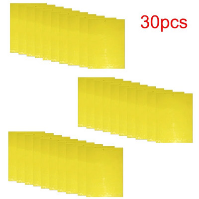 5/10/20/50 vnt Geltona šiltnamio efektą sukelianti lipni spąstai vabzdžiai Lipni lenta Daugybė skraidančių vabzdžių gaudymo kontrolės lipdukas dvipusis