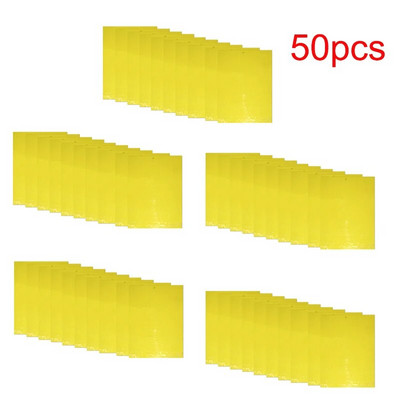 5/10/20/50 vnt Geltona šiltnamio efektą sukelianti lipni spąstai vabzdžiai Lipni lenta Daugybė skraidančių vabzdžių gaudymo kontrolės lipdukas dvipusis