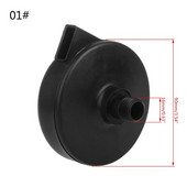 16/20mm, plastic negru, filet tată, toba de eșapament pentru zgomot, filtru de aer Co
