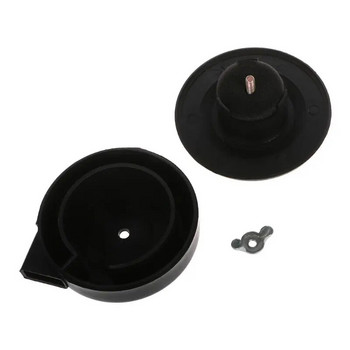 16/20mm Μαύρο πλαστικό αρσενικό σιγαστήρα θορύβου εξάτμισης φίλτρο αέρα Co