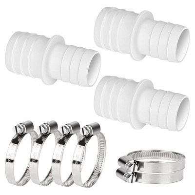 2/3/4db Medence tömlőcsatlakozó készlet 38 mm-es tömlőfúvókákkal úszómedencékhez pezsgőfürdőkhöz Tömlőadapter csatlakozó tömlőfúvóka