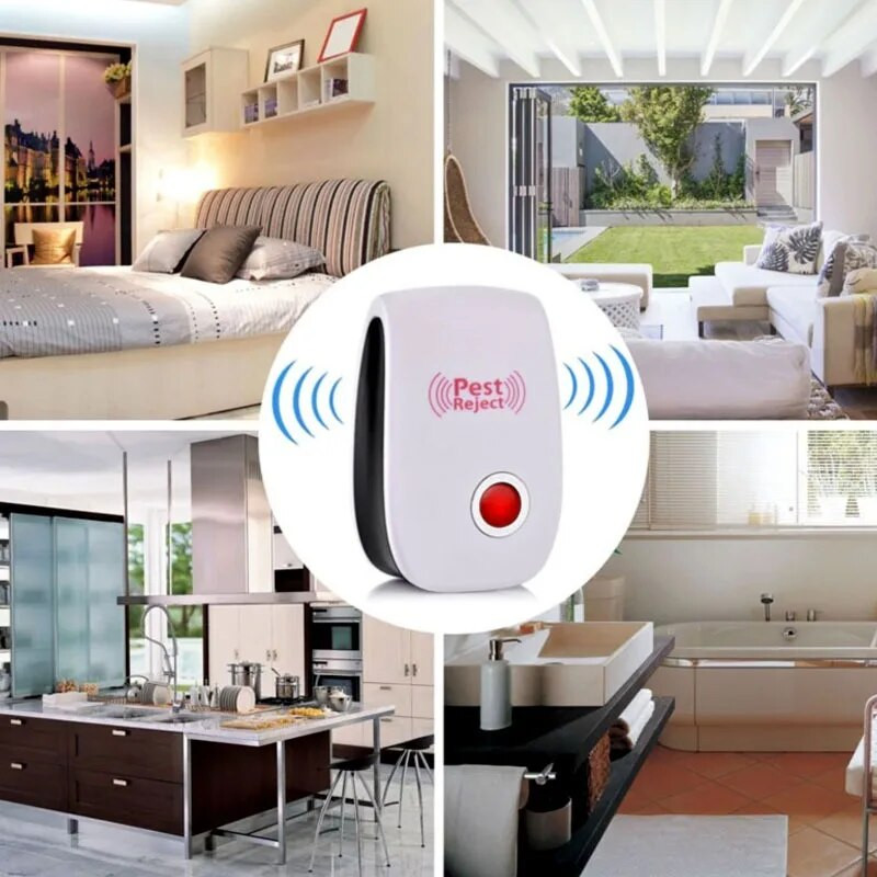 Ultraheli kahjuritõrjevahend USA/EL-i elektrooniline sääsetõrjevahend siseruumides kasutamiseks mõeldud ultrahelipistik putukate ämblikutõrjesse