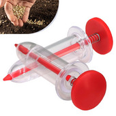 Semănător cu seringă, distribuitor de însămânțare a semințelor, 1 bucată, plantator manual, mini răspânditor manual, instrument de fertilizare pentru semănat de grădină, pentru flori