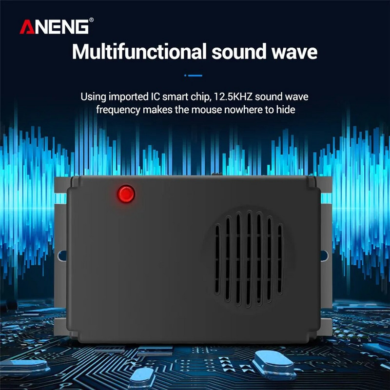 ANENG ultragarsinis pelės atbaidiklis žiurkės atmetimo repelentas elektroninis pelės žudikas nešiojamas pelės išspaudėjas