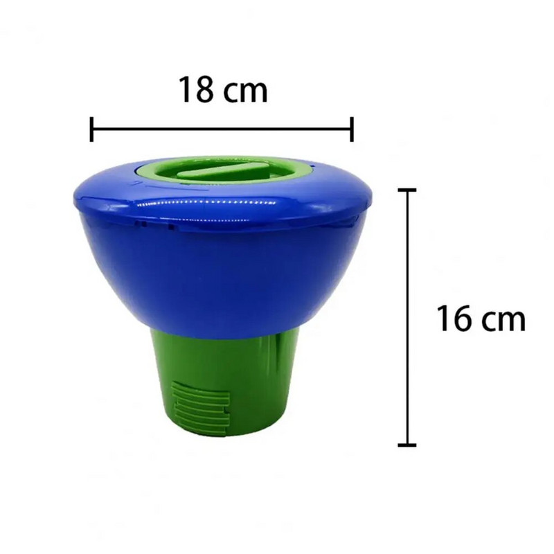 Plutajući dozator za bazen Bazen Plutač za kemikalije Klor Brom Tablete Plutajući dozator Aplikator Potrepštine za spa kadu