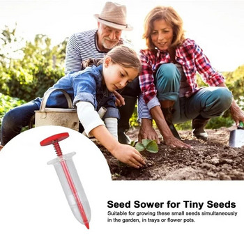 1 ΤΕΜ. Mini Sowing Seed Dispenser Sower Small Seed Spreader Εργαλείο σποράς κήπου Mini Hand Spreader Garden Seed Planter