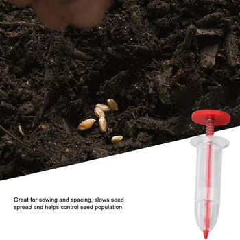 1 ΤΕΜ. Mini Sowing Seed Dispenser Sower Small Seed Spreader Εργαλείο σποράς κήπου Mini Hand Spreader Garden Seed Planter