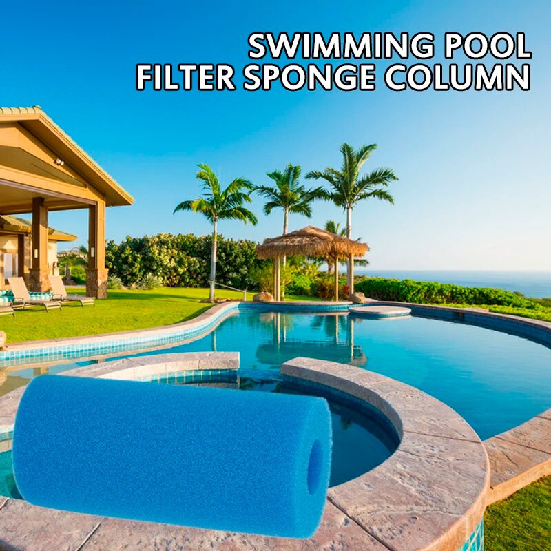 Baseino putplasčio filtro kempinė daugkartinio naudojimo bioputų valiklis vandens kasetė didelio tipo baseino priedai valiklio įrankiai