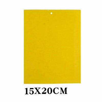 10kom Žuto ljepljivo ljepilo Papirna zamka za insekte Hvatač Ljeto Ubijte muhe Lisne uši Puno osa Štetočine ubojice Kontrola štetočina Kućni vrtni pribor