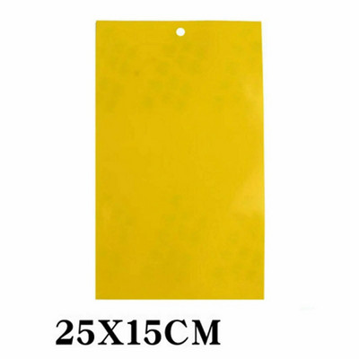 10kom Žuto ljepljivo ljepilo Papirna zamka za insekte Hvatač Ljeto Ubijte muhe Lisne uši Puno osa Štetočine ubojice Kontrola štetočina Kućni vrtni pribor