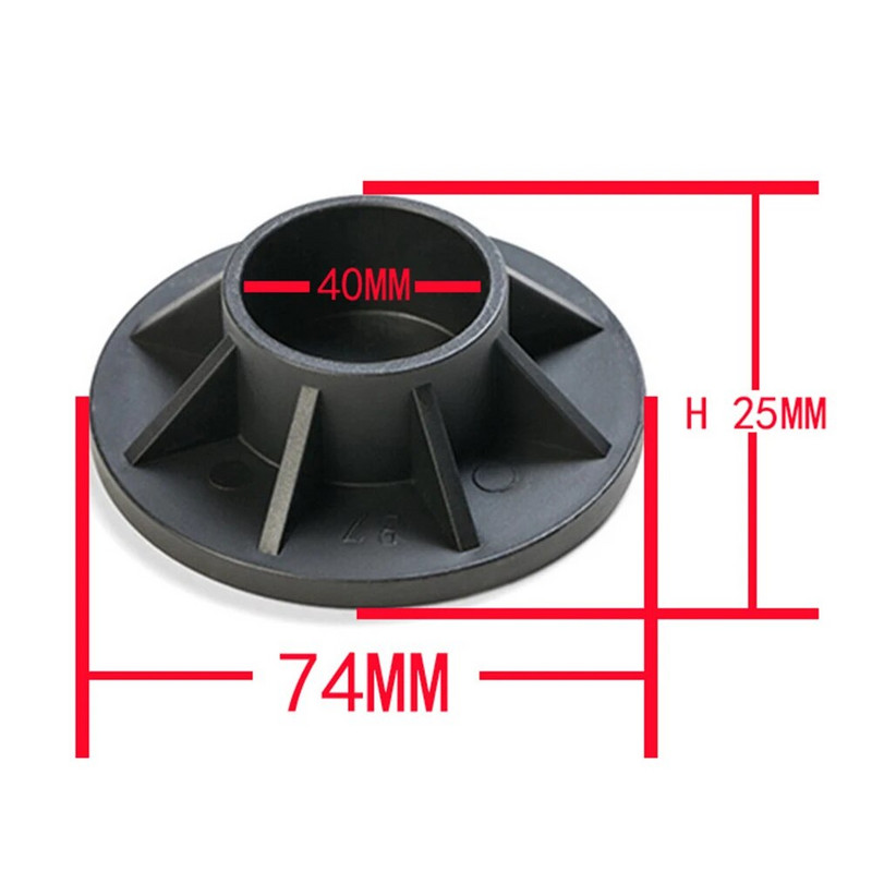 1/4 KOM Za Intex 25021 18-24 Foot metalni okvir Pool Noga Kapa Mali pravokutni okvir Pool Nosač Zamjenska Bazna Kapa Noge