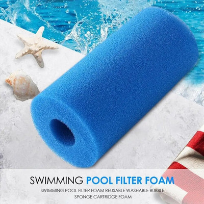 Burete pentru filtru de piscină Spumă pentru piscină Burete reutilizabil pentru filtru de piscină de înaltă densitate pentru întreținerea piscinei Îndepărtează resturile de păr