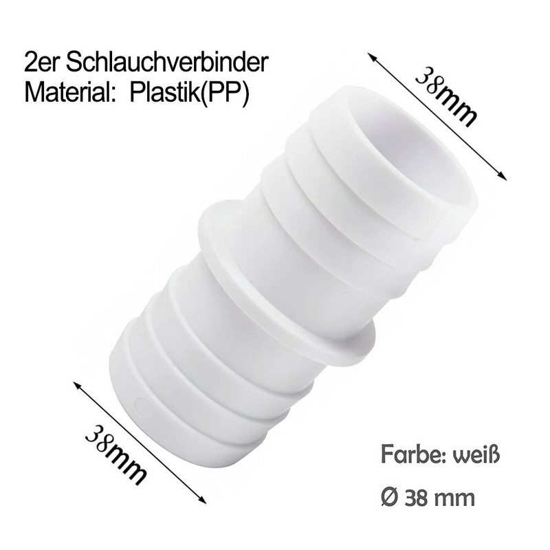 Priključak za crijevo mlaznice za bazen 38 mm adapter Izdržljivi visokokvalitetni materijal visoke kvalitete Promjer mlaznice crijeva