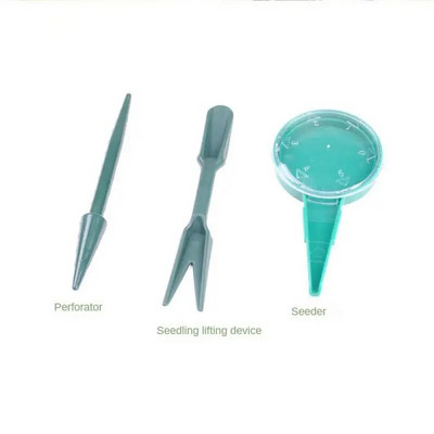Sodo įrankių reikmenys Švirkšto sėjamoji Mini sėjamoji sėklų dozatorius Sodo sėklų sėjamoji rankinė sėjamoji gėlių vazonas, gėlių lova