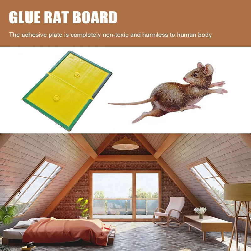 1-5 vnt Pelės lipnios lipnios pelės žiurkės vabzdžių klijų lentos, ilgai išliekančios žiurkėms gaudyti spąstais Vorai Kenkėjų kontrolė Lipni pelių gaudyklė