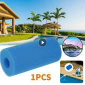 Filtru cu spumă pentru piscină Burete Accesorii pentru înot Reutilizabil Lavabil Gospodărie Portabil Biospumă Accesoriu pentru curățarea piscinei de acasă
