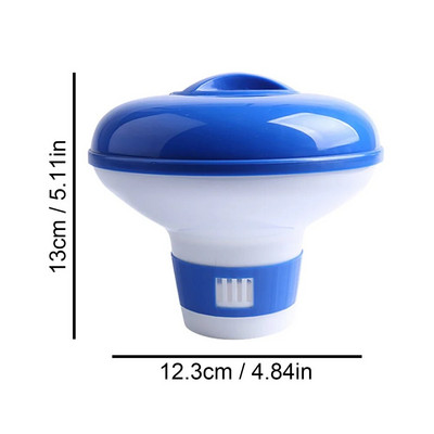 Flotator chimic pentru piscină Tablete cu brom de clor Dispenser plutitor Aplicator Cadă cu hidromasaj SPA Materiale pentru piscine