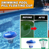 Dozator plutitor de clor pentru piscină cu aplicator automat de termometru pentru dezinfectare pilule Accesorii pentru piscină