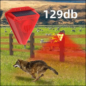 Riasztó Állatriasztó vaddisznó-meghajtó Professzionális riasztó lopásgátló villogó távirányító sziréna érzékelő riasztólámpa