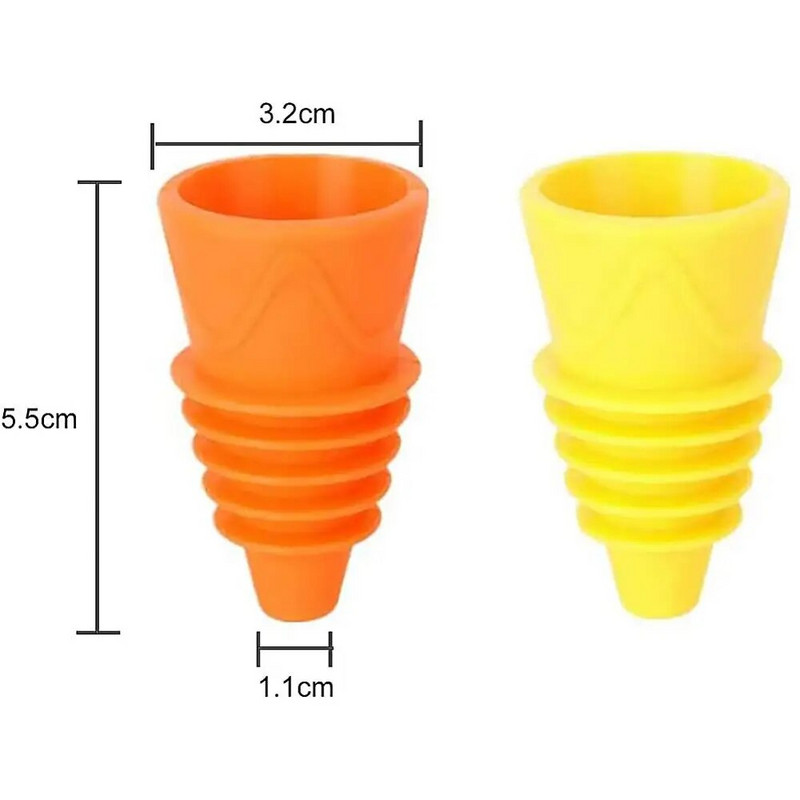 2 vnt. Lankstus musių gaudyklės piltuvas, daugkartinis silikoninis kenkėjų kontrolė Vaisių musių gaudytojas žudikas Namų sode Virtuvės muselių gaudyklės tvirtinimas