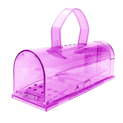 Műanyag egérfogó Élő fogó Újrafelhasználható Gyerekek Háziállatok Biztonságos Kártevőirtó Nem ölhető Élő Elkapó Egerek Patkánycsapda raktárba