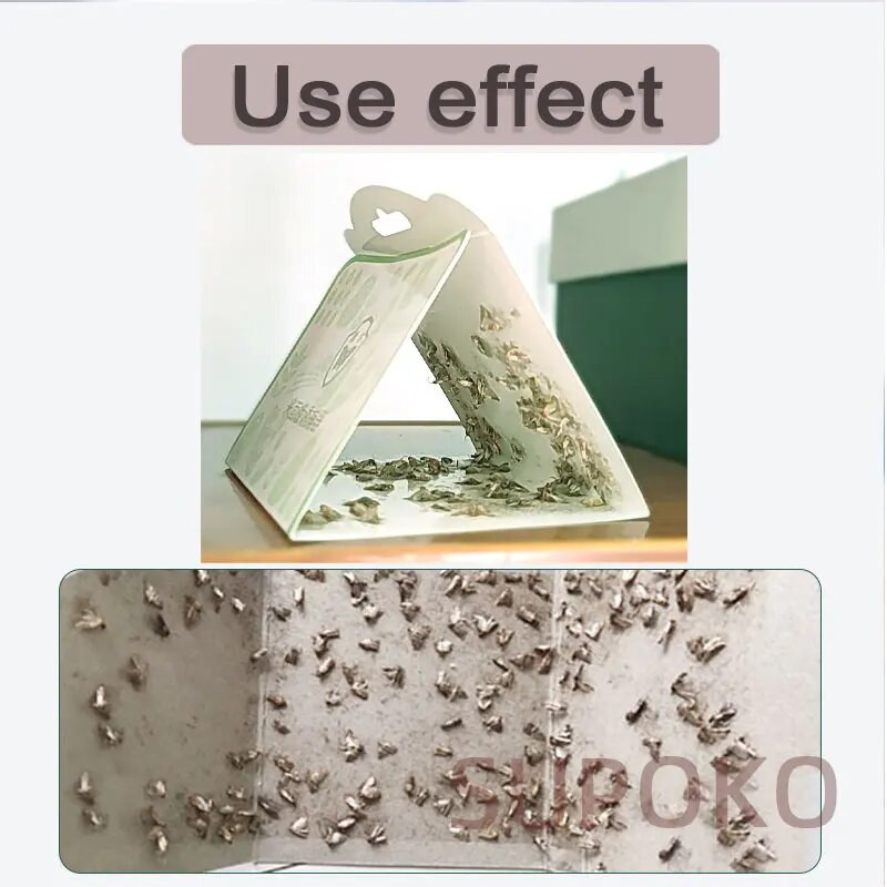 Moths Killer Stiprus sukibimas Moth Trap Stick popierius, skirtas kandžių mažinimui Fizika Įstrigimo Duobė Snare Hook Reklama ir dovanos