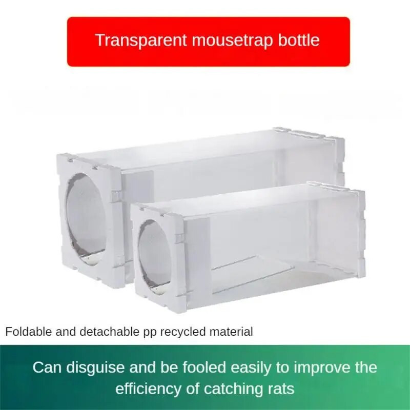 Buitinis sulankstomas žiurkės narvelis, patogus ir greitas skaidrus kenkėjų naikinimas.