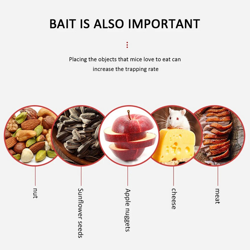 Újrafelhasználható intelligens egércsapda egérfogó egérfogó patkányölő rágcsálófogó kártevőirtás egérfogó élő egércsapda DROPSHIP