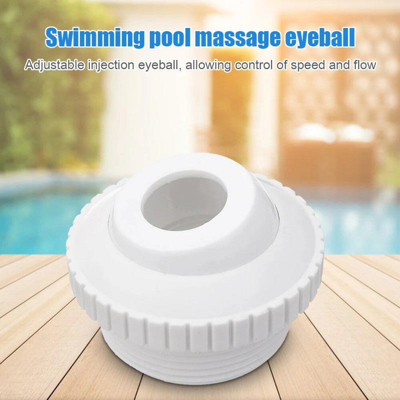 1/3 buc. duze cu jet pentru piscină, cu flux direcțional, intrare în globul ocular, accesorii pentru piscină cu jet de spa, piesă de schimb pentru pulverizator pentru cadă pentru piscină