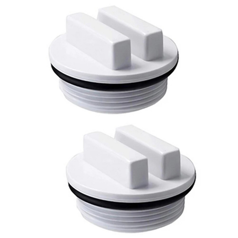 Резбована запушалка за връщане на басейна 1,5-инчов запушалка за дренажна капачка на филтъра с О-пръстен Щепсел за скимер за басейн Инструмент за зимуване през зимния сезон