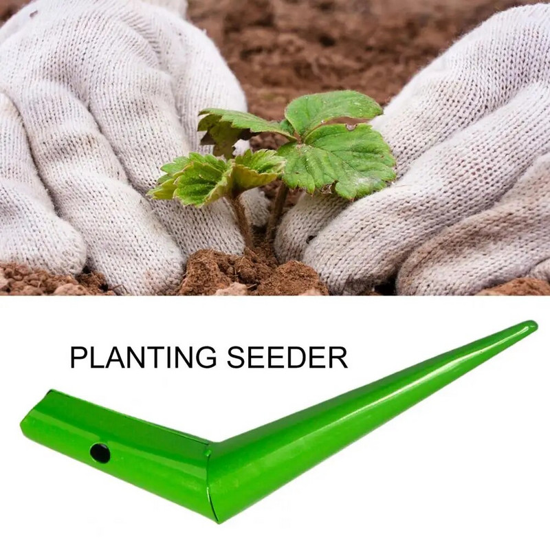 Multifunctional Iron Gardening Hole Digger Tool Bulb Dibber Gadget Accesorii pentru gradina