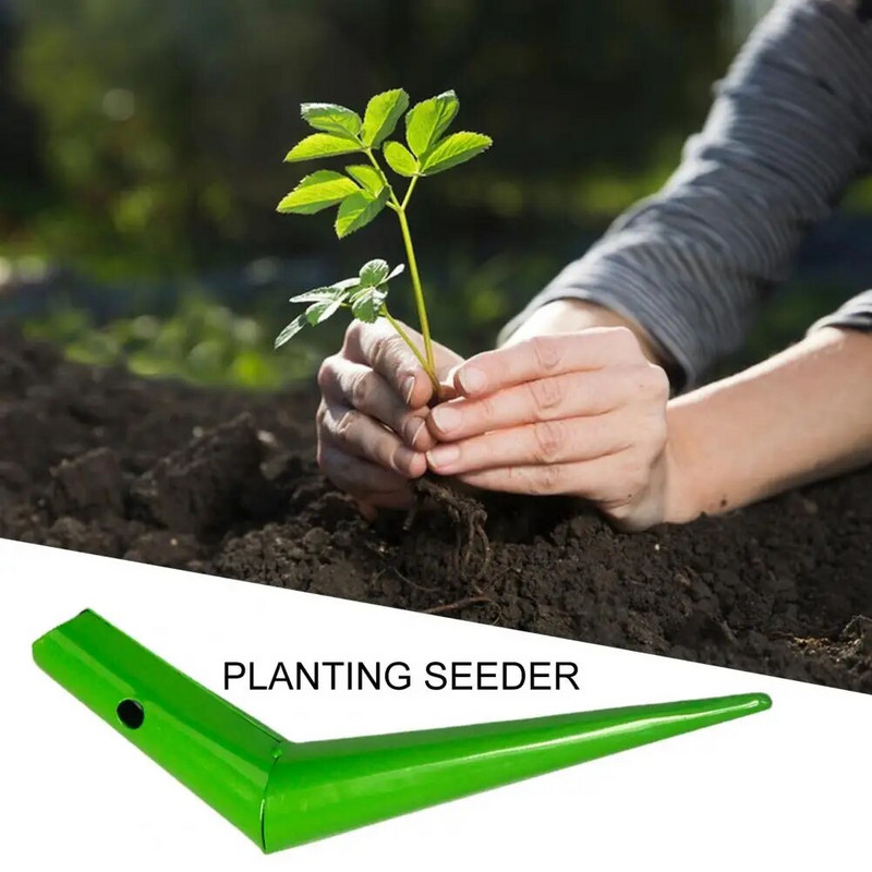 Multifunctional Iron Gardening Hole Digger Tool Bulb Dibber Gadget Accesorii pentru gradina