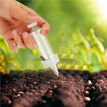 Mini Sowing Seed Dispenser Plastic Gardening Planter Portable Multifunctional Red Practical for Carrot Martuce Grass Seed