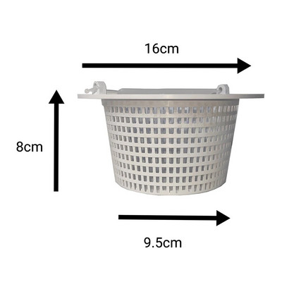 Coș rotund pentru skimmer pentru piscine Materiale de înlocuire pentru curățarea piscinei Îndepărtați resturile Accesorii cu mâner portabil pentru Hayward SP1091WM