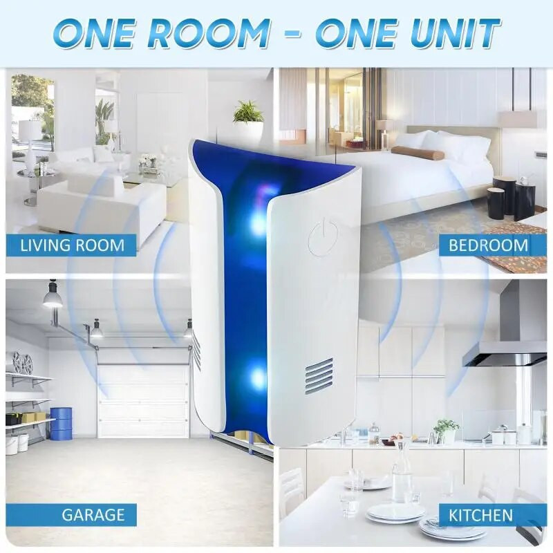 Tip de pâine Respingător electronic cu ultrasunete multifuncțional care respinge șoarecii ploșnițe țânțari Repelent pentru țânțari Casa UK/UE/US Priză