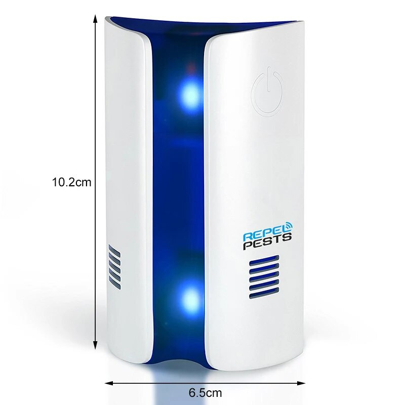 Tip de pâine Respingător electronic cu ultrasunete multifuncțional care respinge șoarecii ploșnițe țânțari Repelent pentru țânțari Casa UK/UE/US Priză