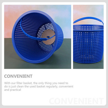 Πισίνα Skimmer Basket Εξάρτημα κολύμβησης Gadget Αντλία φίλτρου σκουπιδιών Πλαστικό φιλτράρισμα απορριμμάτων φουσκωτό