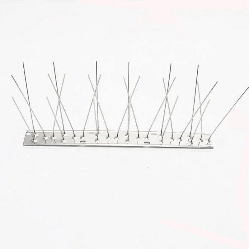 Madárriasztók Ellenőrző termékek Fém galamb tüskék kültéri kerítés műanyag rozsdamentes acél