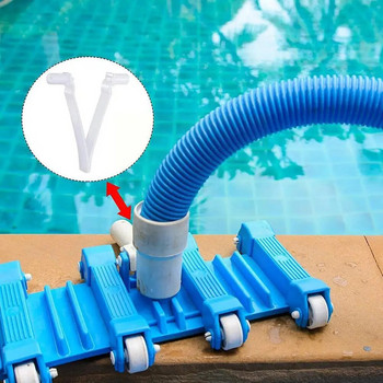 6 бр. Резервна дръжка на инструмента за почистване на плувни басейни Вакуумна вакуумна V-образна скоба Инструменти за почистване на четки Аксесоари за басейни I5E2