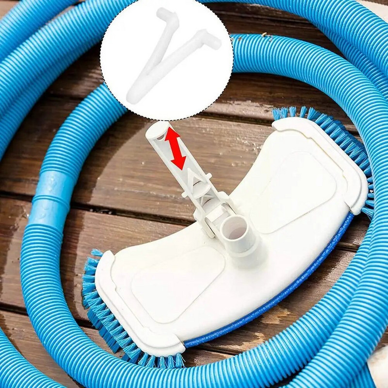 6 vnt. baseino valymo įrankio rankenos keitimas plaukimo vakuuminis V formos spaustukas šepečio valymo įrankiai baseino priedai I5E2