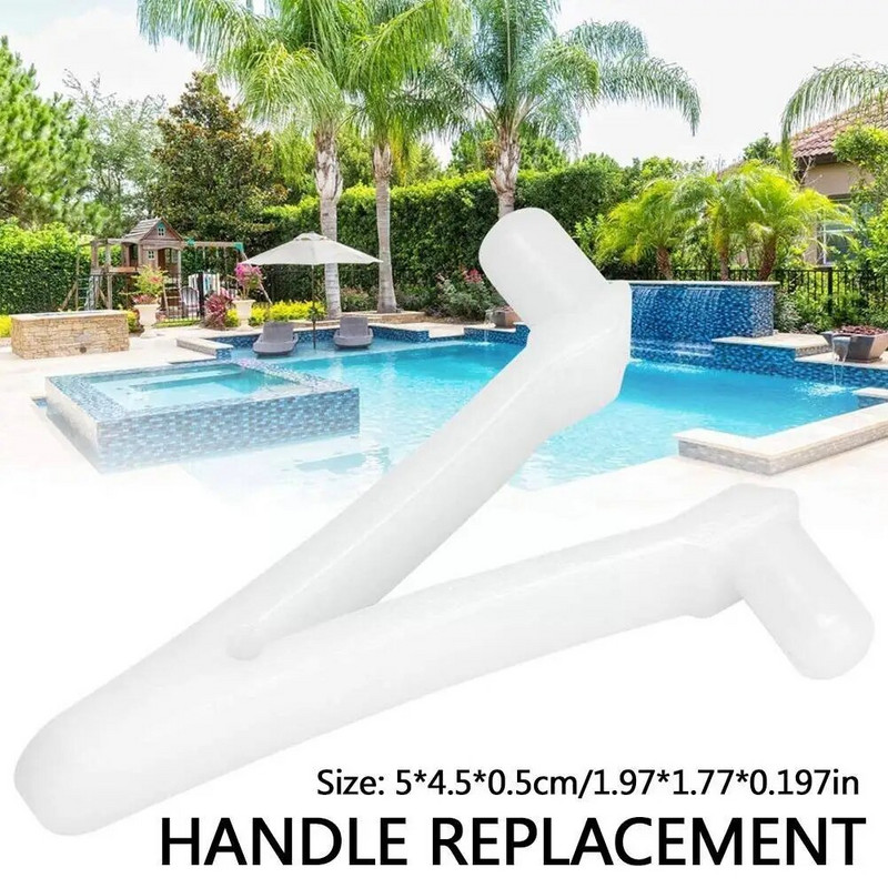 6 vnt. baseino valymo įrankio rankenos keitimas plaukimo vakuuminis V formos spaustukas šepečio valymo įrankiai baseino priedai I5E2