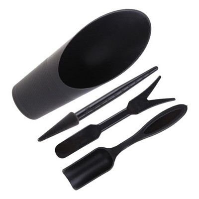 Kit de jardiniere de grădină, 4 buc., lopată de semănat, găleată, lingură, suculente, răsaduri, instrument pentru îngrășământ pentru bonsai, dispozitiv de foraj bricolaj