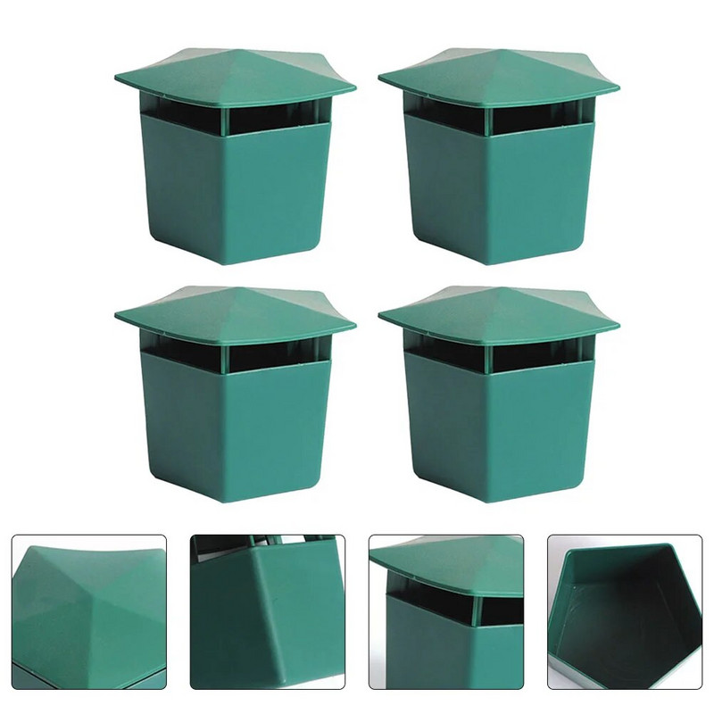 4 vnt. Šliužų gaudyklė Šliužų gaudyklė sodo žuvų tanko sraigių gaudyklė žuvų rezervuaras kenkėjų gaudymo dėžutė sraigių žudiko akvariumo gaudymo įrankis