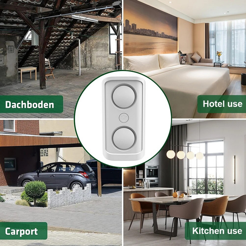 Aukštos kokybės elektroninis ultragarsinis pelės atbaidiklis nuo vabzdžių vorų atbaidantis graužikus atbaidantis uodų atbaidiklis namų automobilių biurui